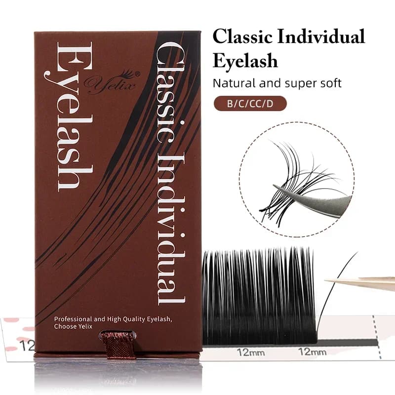 Super Matte Klassische Einzelwimpern-Extensions 0,18mm