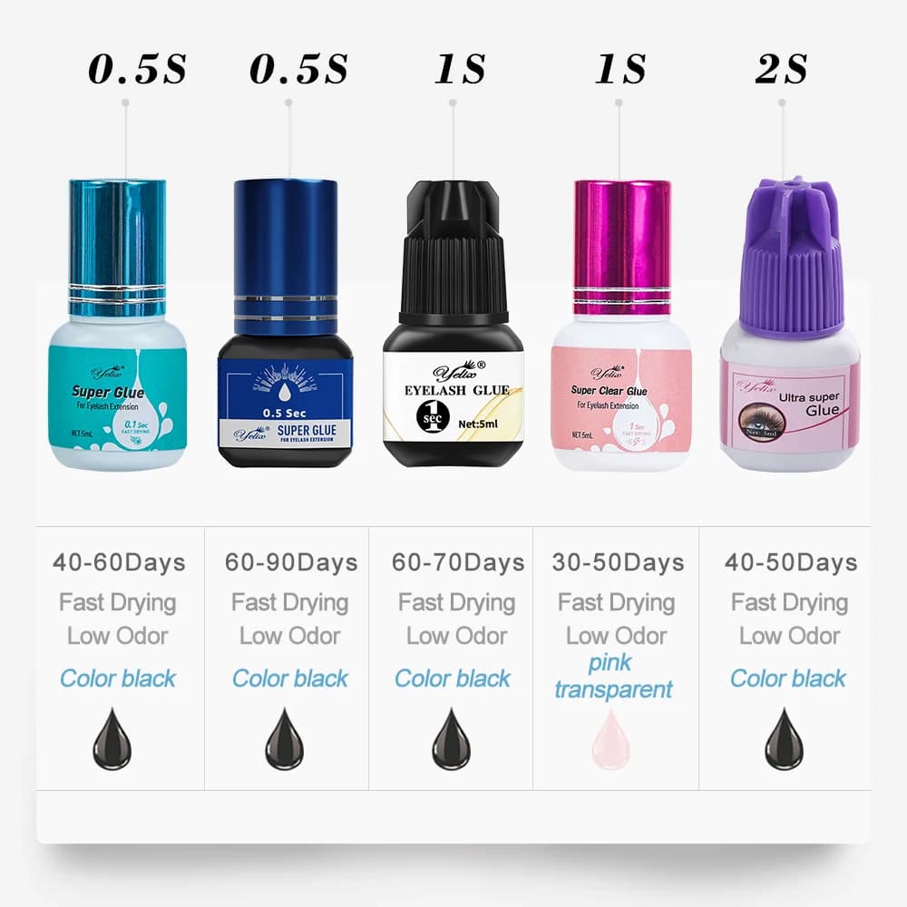 Professioneller Wimpernkleber 5 ml 3er-Pack
