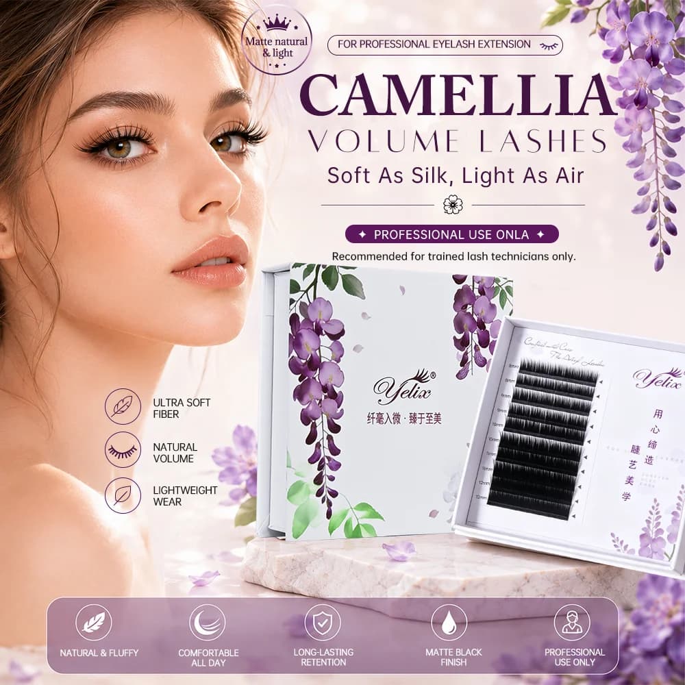 Camellia Volume Wimpernverlängerungen – Weich & Natürlich