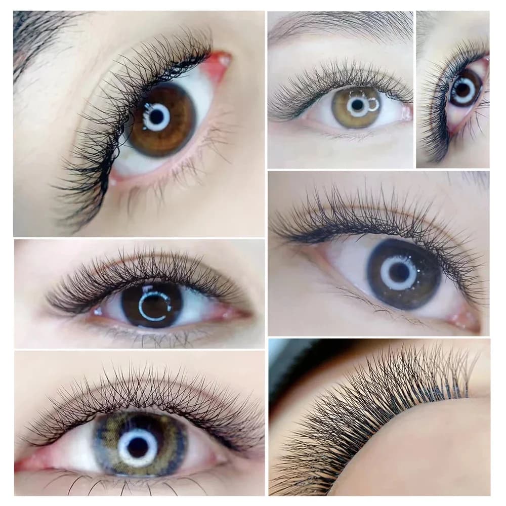 0,07mm W-Form Clover 3D Nerz-Wimpernverlängerungen