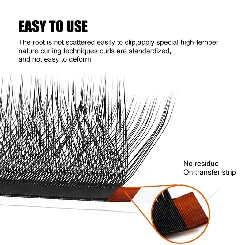 YY und 3D/4D/5D W Shape vorgefertigte Volumen-Wimpern