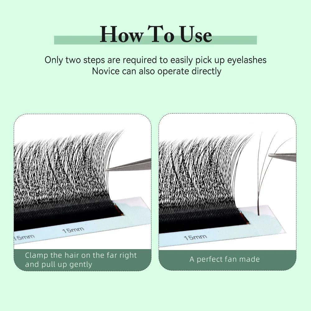 3D W-Form Volumen-Wedgelash-Extensions (vorgefertigt)