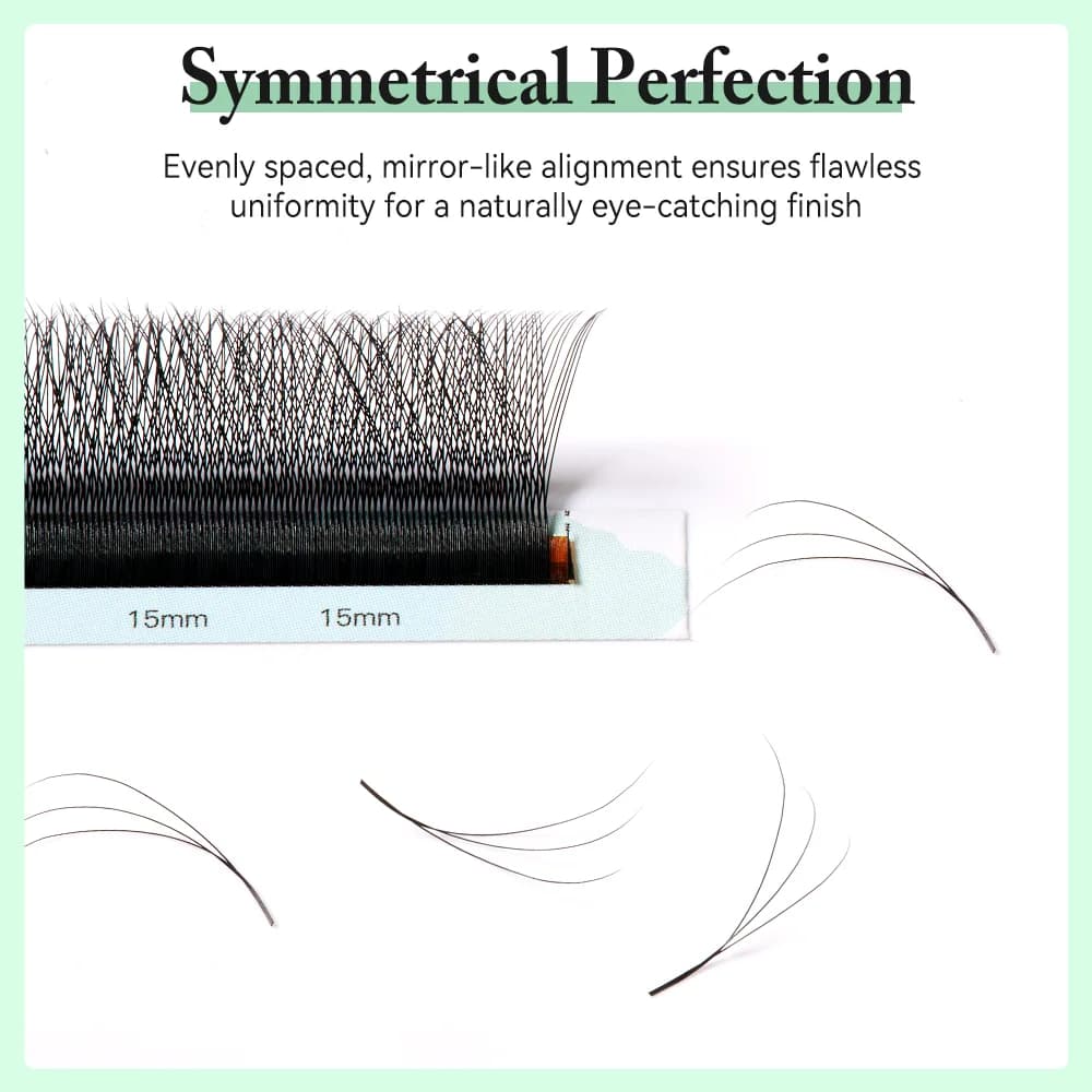 3D W-Form Volumen-Wedgelash-Extensions (vorgefertigt)