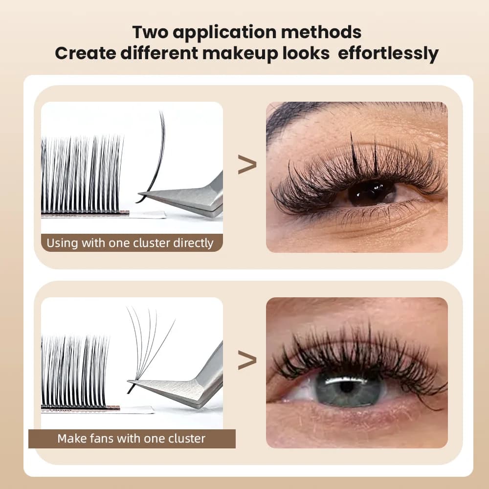 LU Curl 5D Flora Spike Einzel-Wimpernverlängerungen