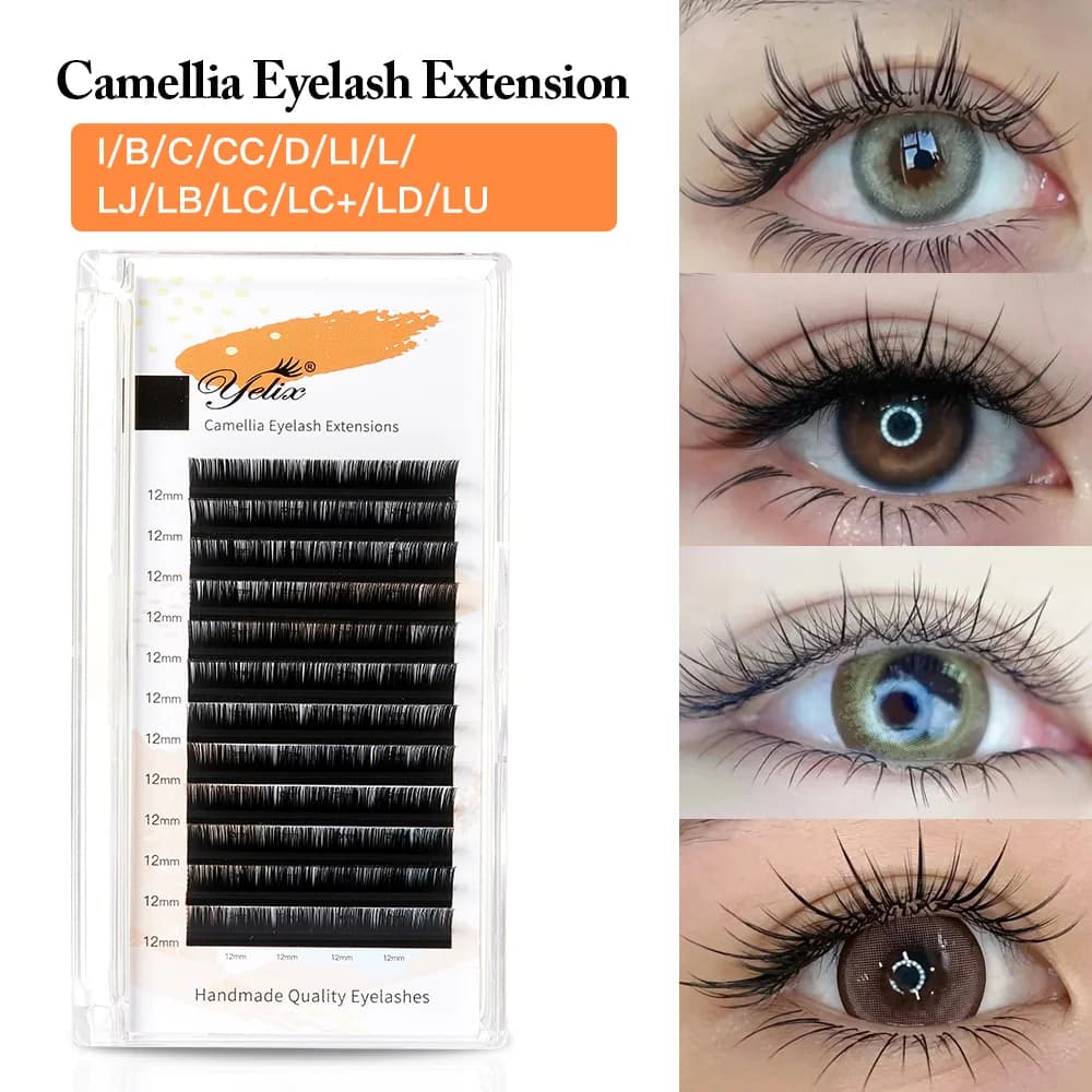Camellia Bloom Natürliche Einzel-Wimpernverlängerungen