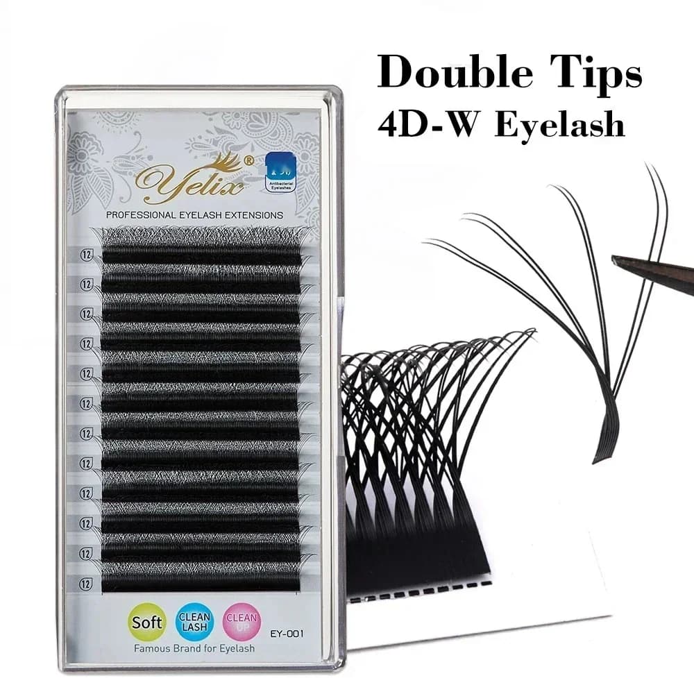 5D W-Form Automatisch Aufblühende Premade Fächer-Wimpernverlängerungen