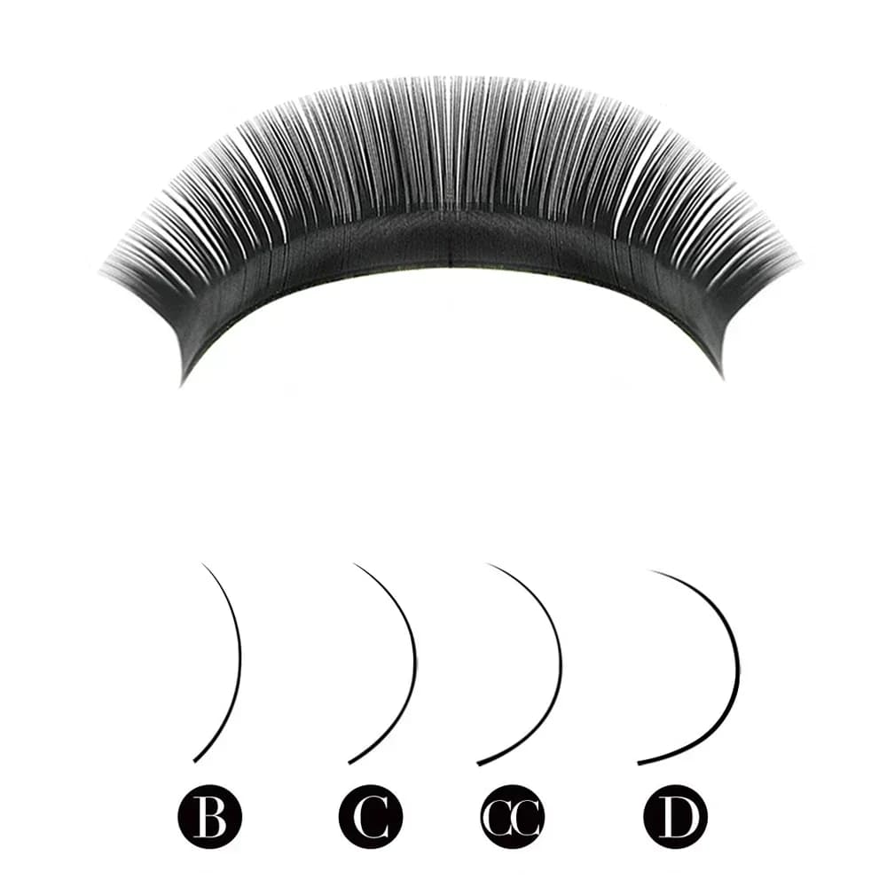 Einfach zu fächernde Volumen-Wimpernverlängerungen 8-25mm