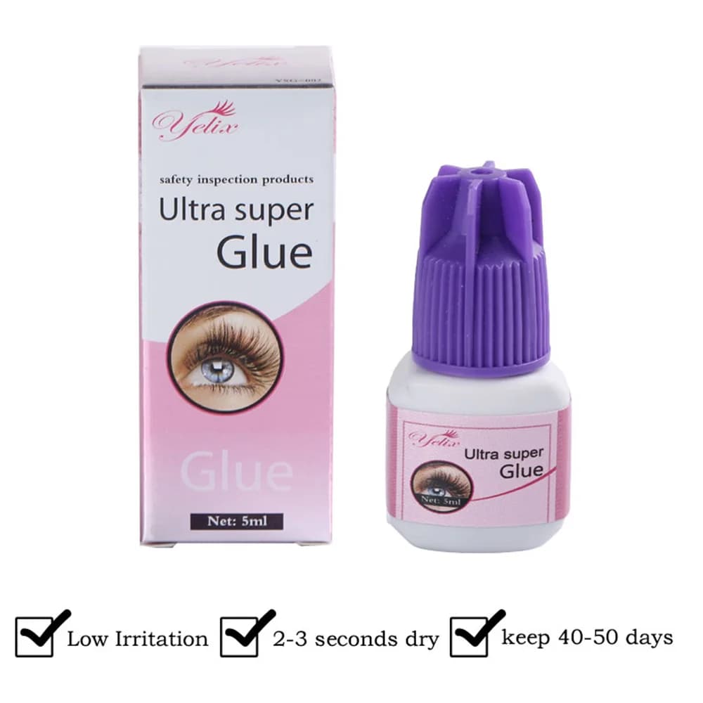 Professioneller Wimpernkleber 5 ml 3er-Pack