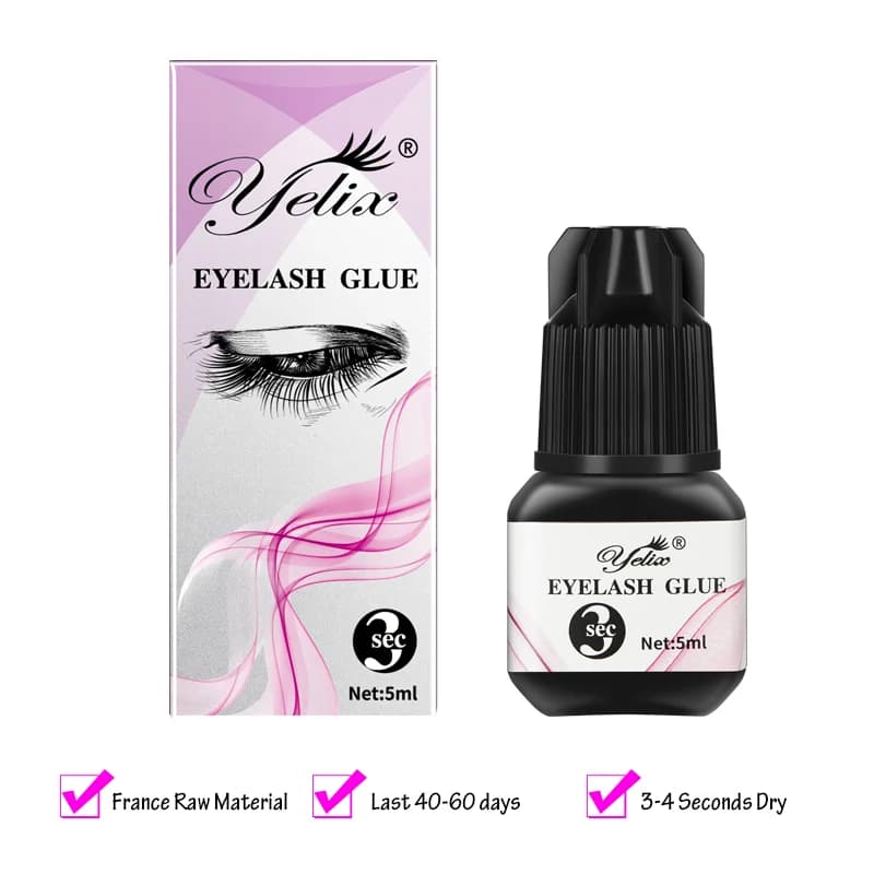 Professioneller Wimpernkleber 5 ml 3er-Pack