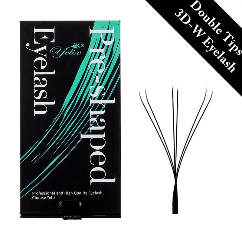 W-Form 4D Vorgefertigte Fächer 0,07 mm D-Curl