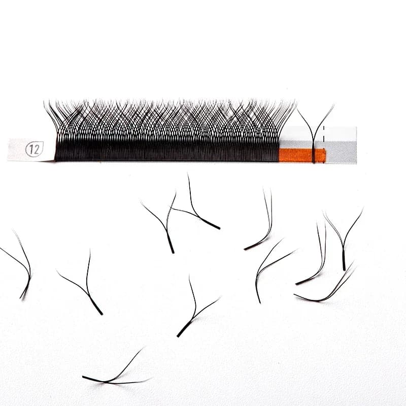 YY und 3D/4D/5D W Shape vorgefertigte Volumen-Wimpern